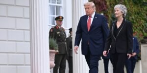 Trump expresses desire for a united Ireland during Dublin golf tournament visit