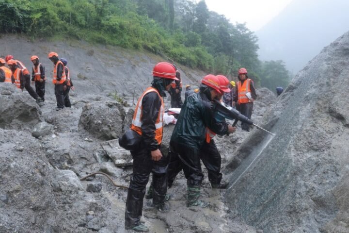 Two workers rescued alive from tunnel following devastating floods in Nepal