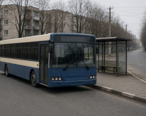 Twelve people died when an airstrike hit everyday transport in Kramatorsk