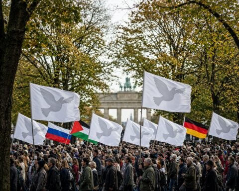 A Berlin March Puts Germany’s Defence Argument on Trial