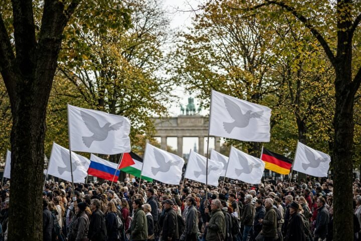 A Berlin March Puts Germany’s Defence Argument on Trial