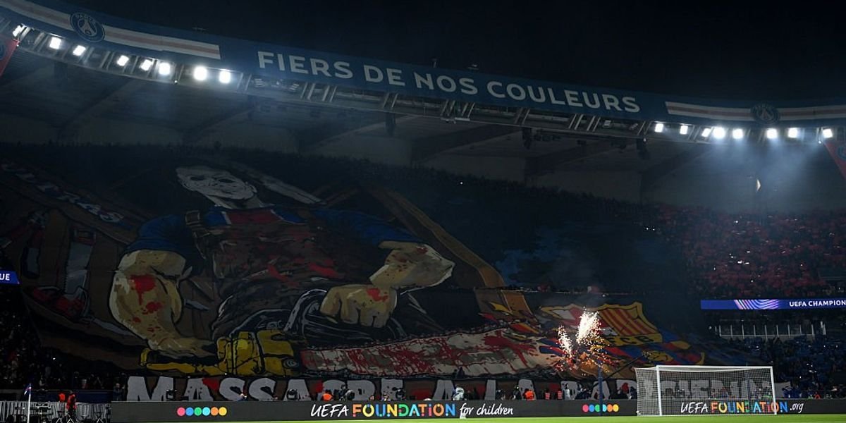 Barcelona lodges official complaint with UEFA over PSG's controversial banner display