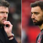 Carrick and Fernandes discuss strategies ahead of Manchester United versus Chelsea clash