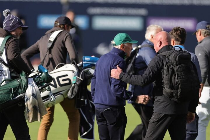 Celtic responds after Dermot Desmond targeted by protestors at golf tournament