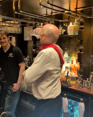 Chancellor John Healey enjoys pint following his first Budget presentation