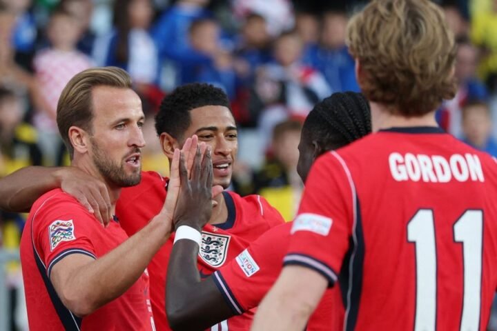 England thrash Croatia 7-0 in dominant Nations League performance