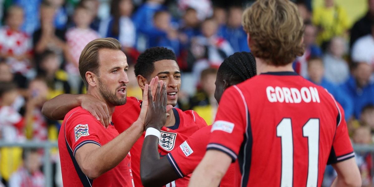 England thrash Croatia 7-0 in dominant Nations League performance