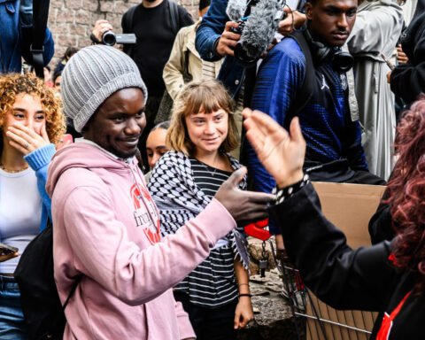 Greta Thunberg joins French students in protests against education system failures