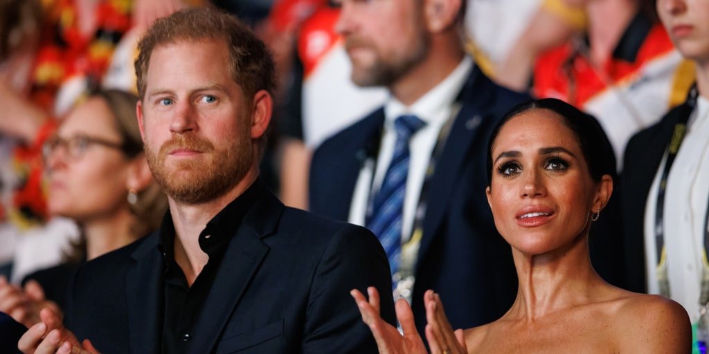 Harry and Meghan appear together in Nottingham, marking first UK visit since family return