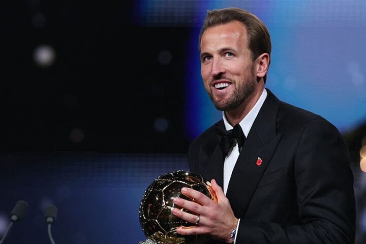 Harry Kane wins Ballon d'Or, ending UK’s 25-year wait for football’s top honour