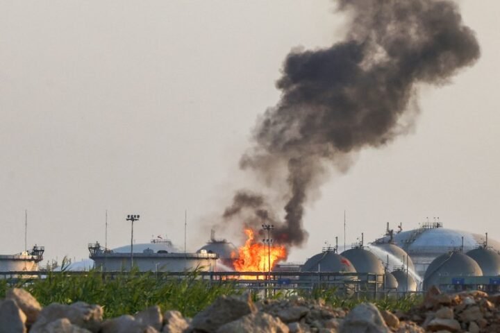 Houthis claim missile and drone attack on Aramco facility in Riyadh in retaliation for Saudi strikes