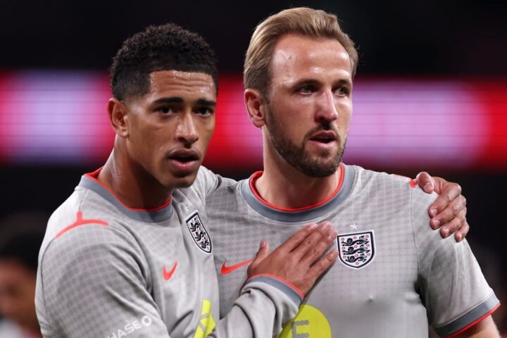Jude Bellingham praises Harry Kane as England's greatest player following milestone match