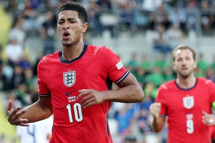 Jude Bellingham shines as England thrashes Croatia 7-0 with goal and three assists