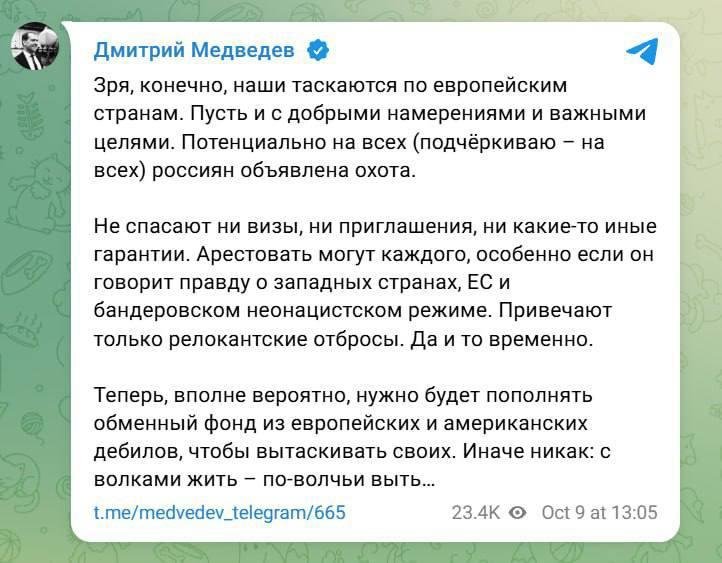Medvedev’s exchange threat: the statement, the trigger and the unanswered questions