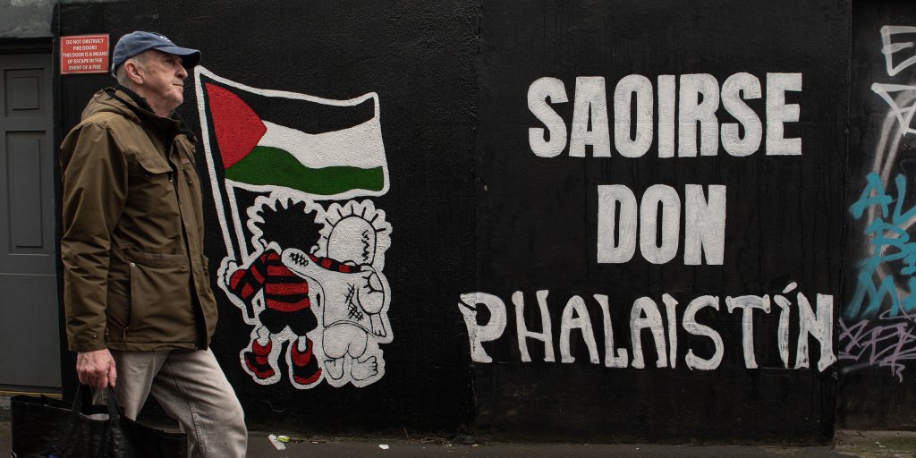 Macklemore launches ‘Free Palestine’ tour in Dublin, highlighting city’s cultural significance