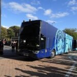 Manchester City team bus takes alternative route to Anfield amid hostile Liverpool welcome