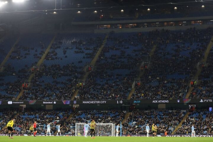 Maresca addresses sparse crowd at Etihad Stadium after Manchester City victory over AEK Athens