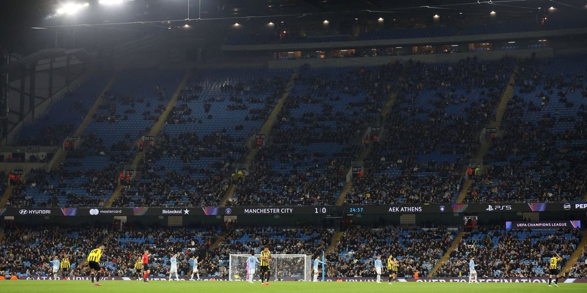 Maresca addresses sparse crowd at Etihad Stadium after Manchester City victory over AEK Athens