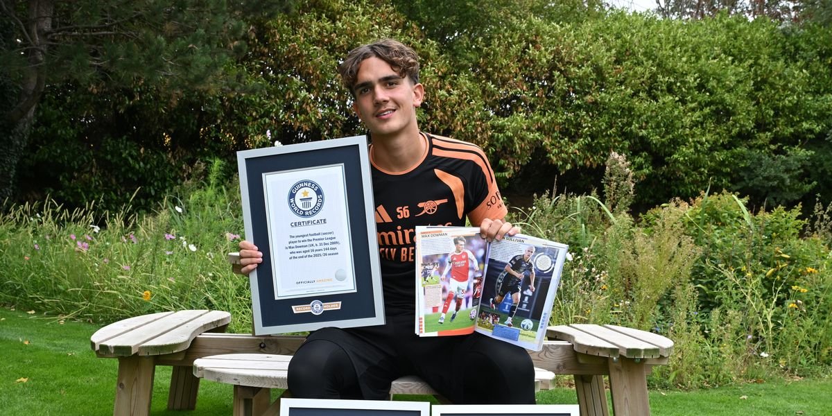Max Dowman sets three Guinness World Records as Arsenal's youngest star