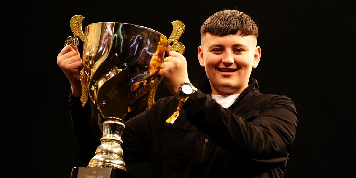 Mitchell Lawrie, 15, aims for victory and £501,000 prize in darts showdown