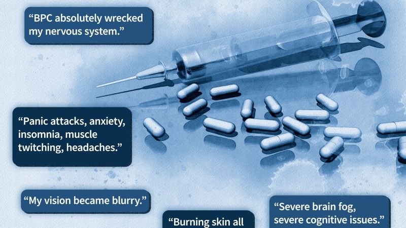 Patients report negative effects from peptide drugs as push for medical use intensifies