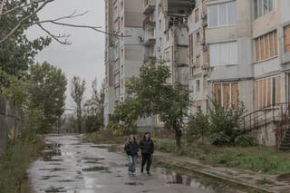 Planes carrying evacuated residents from Russian-held Oleshky land in Belarus