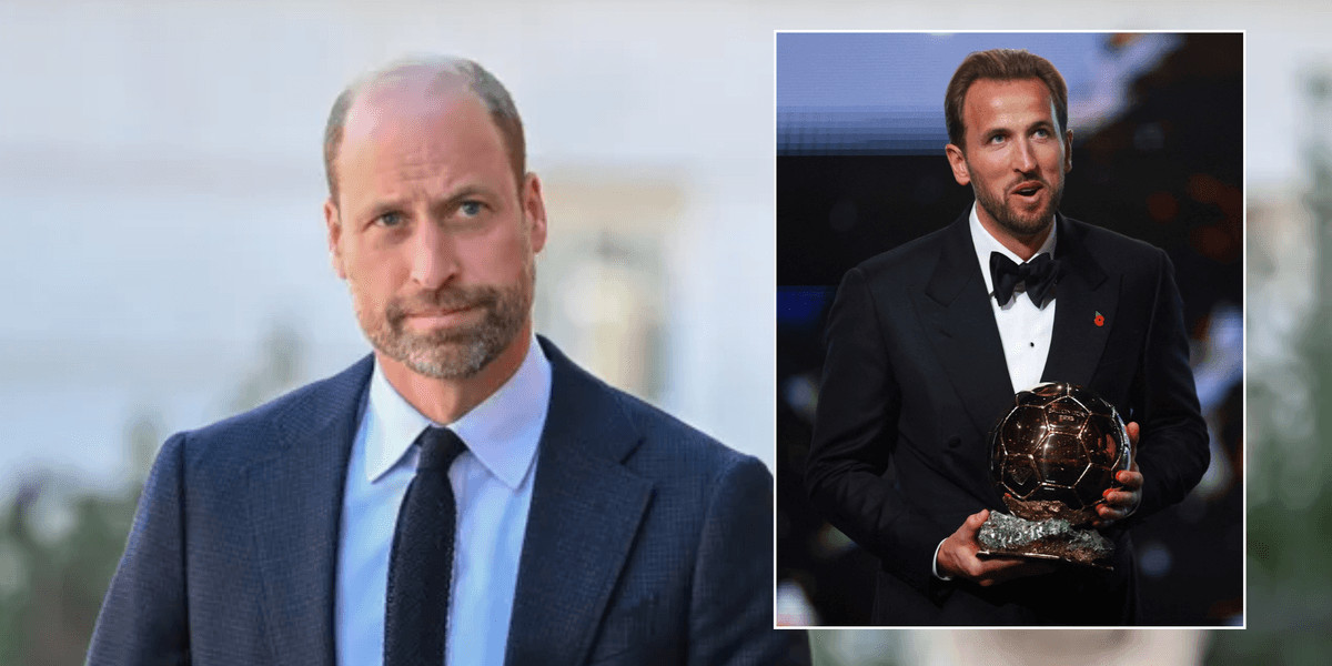 Prince William congratulates Harry Kane on historic Ballon d'Or win, drawing praise from sports stars