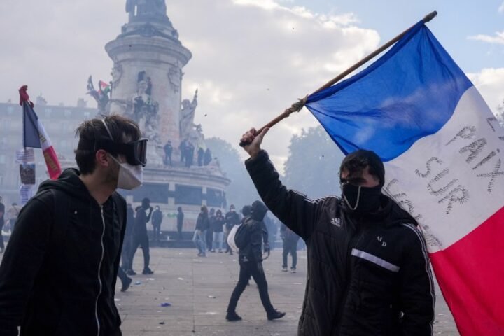 Protests erupt across France over rising living costs and student grievances