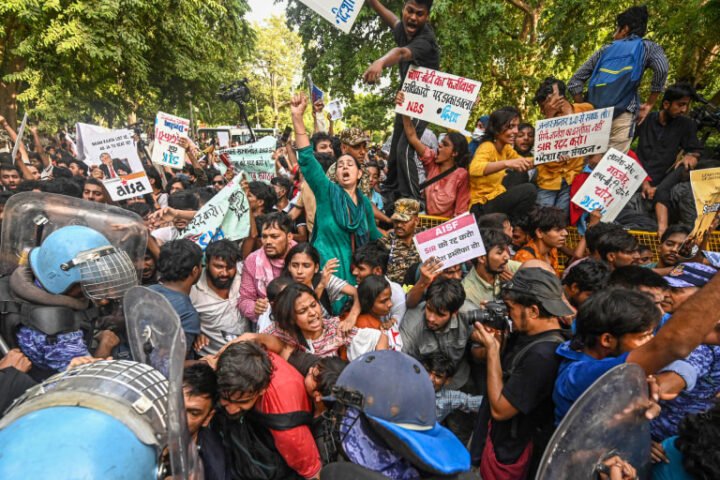 Protests erupt across India over election chief's handling of voter list changes