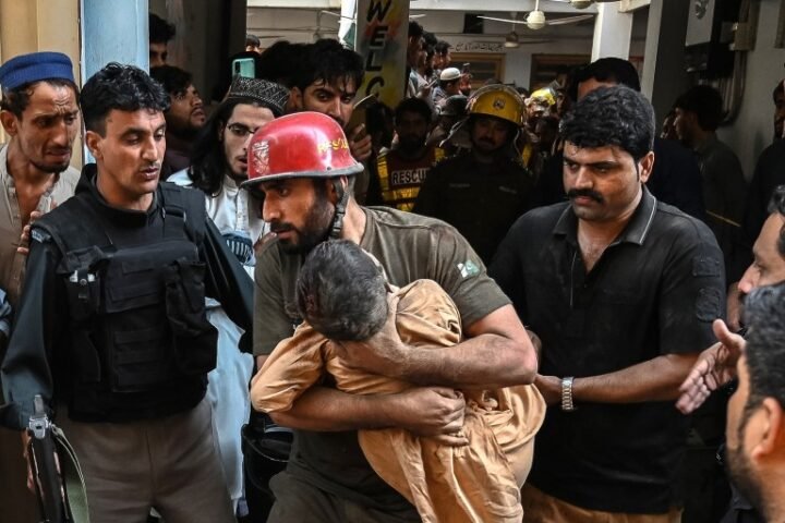 Roof collapse in Peshawar school leaves 27 students and one teacher dead