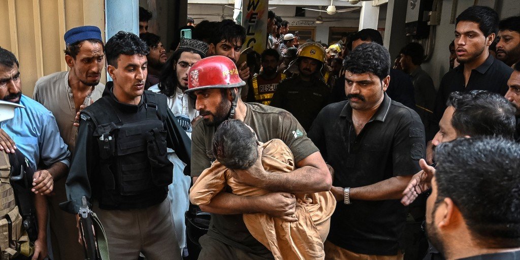 Roof collapse in Peshawar school leaves 27 students and one teacher dead
