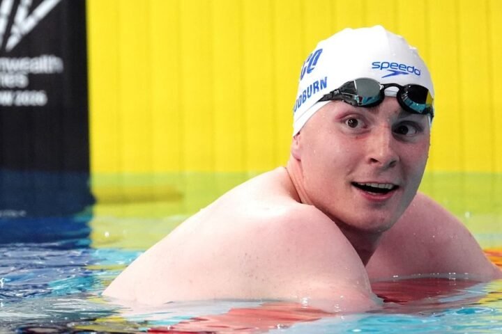 Scottish swimmer meets mayor Andy Burnham to advocate for increased brain cancer funding