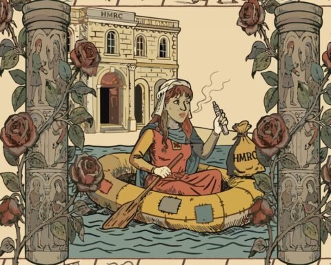Tories launch parody Bayeux Tapestry at conference, featuring vaping Angela Rayner image