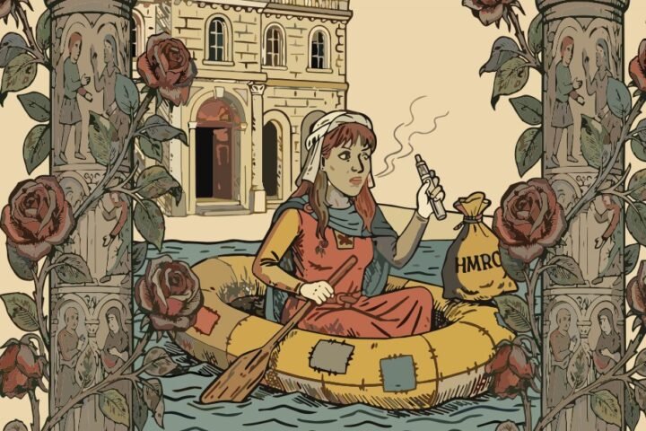 Tories launch parody Bayeux Tapestry at conference, featuring vaping Angela Rayner image