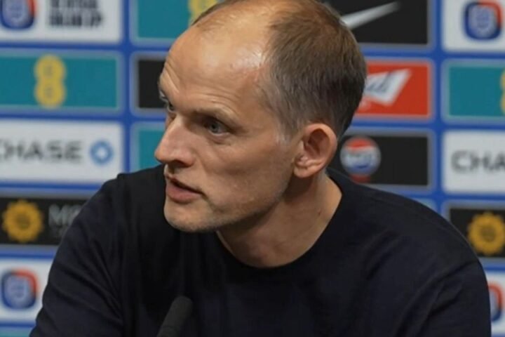 Tuchel faces awkward moment with journalist after England's 3-0 win over Czech Republic