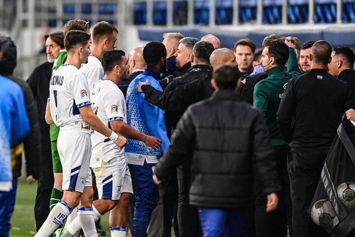 Uefa investigates spitting allegation in international match between Ireland and Israel