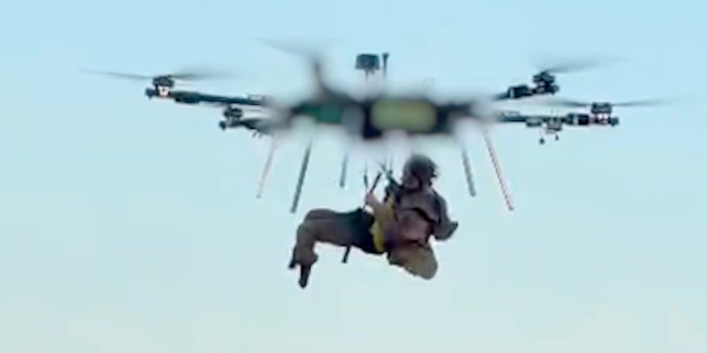 Ukraine conducts world's first drone rescue of injured soldier from frontlines