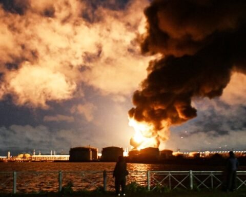 Ukrainian drones target St. Petersburg oil facilities in large-scale aerial assault