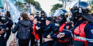Violence erupts as Albanian protests against government corruption escalate in Tirana